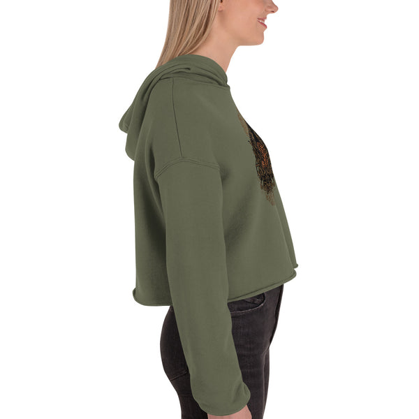 On Bended Mind - Crop Hoodie