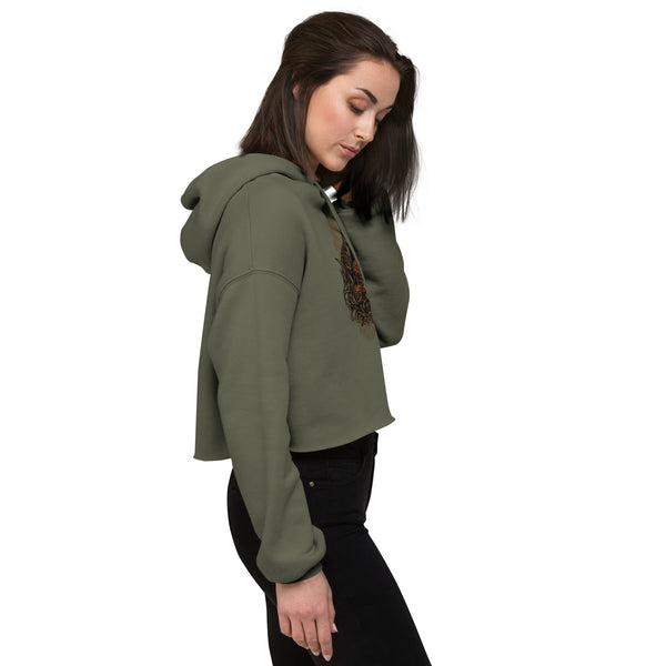 On Bended Mind - Crop Hoodie