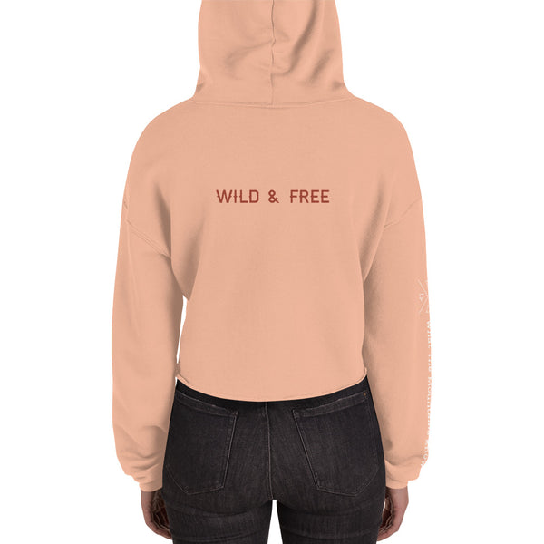 Wild & Free - Crop Hoodie