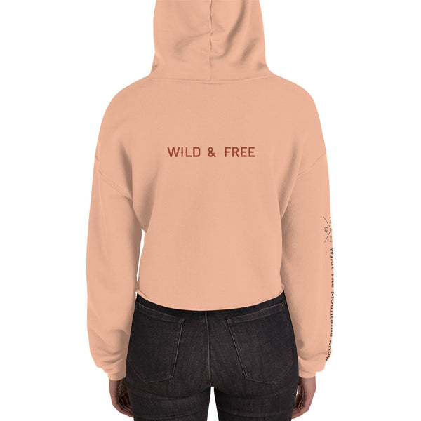 Wild & Free - Crop Hoodie