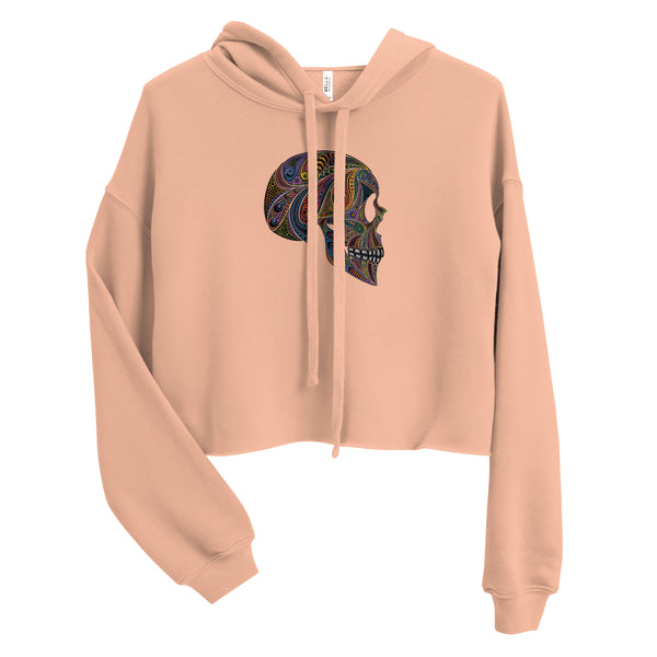 Paisley Haze - Crop Hoodie