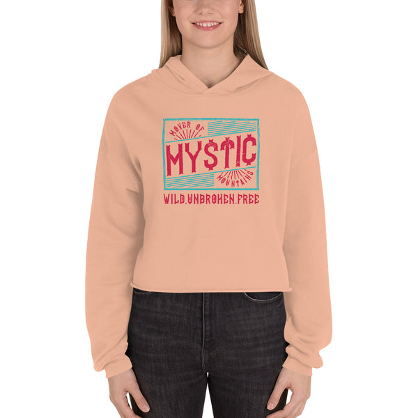 Mystic Mountains - Crop Hoodie
