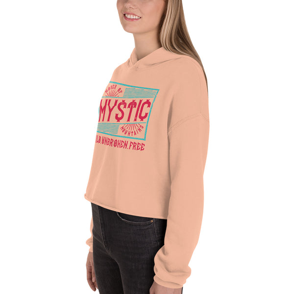 Mystic Mountains - Crop Hoodie