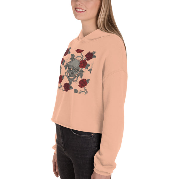 Wild Rose - Crop Hoodie