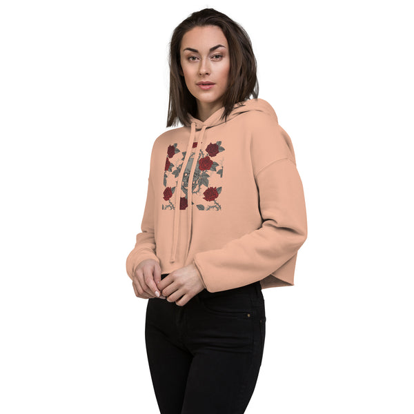 Wild Rose - Crop Hoodie