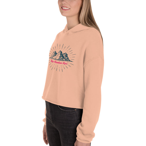 These Mountains Move! - Crop Hoodie