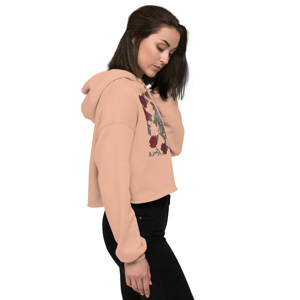 Wild Rose - Crop Hoodie