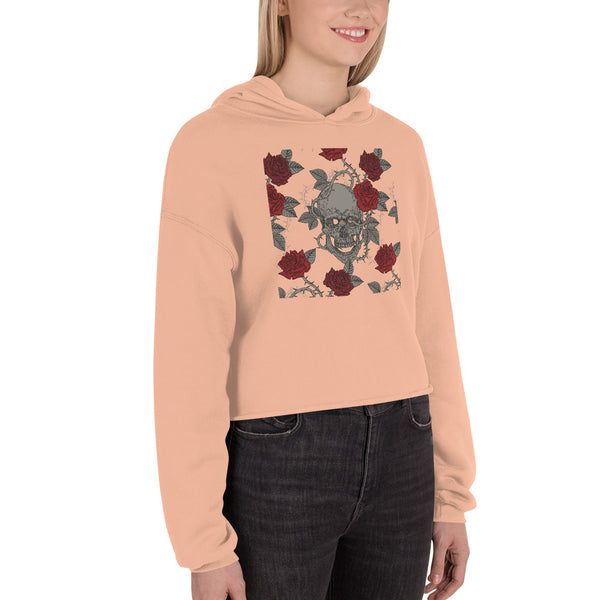 Wild Rose - Crop Hoodie