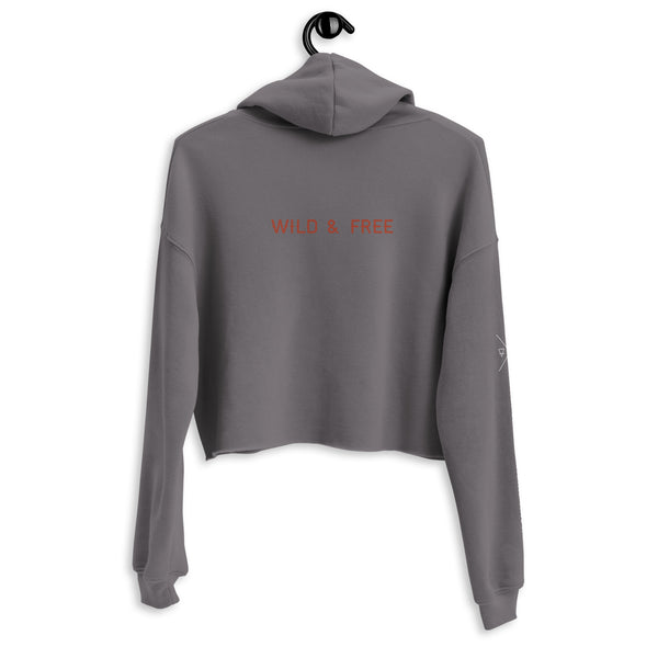 Wild & Free - Crop Hoodie