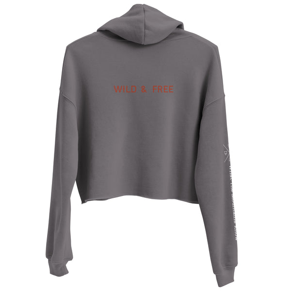 Wild & Free - Crop Hoodie