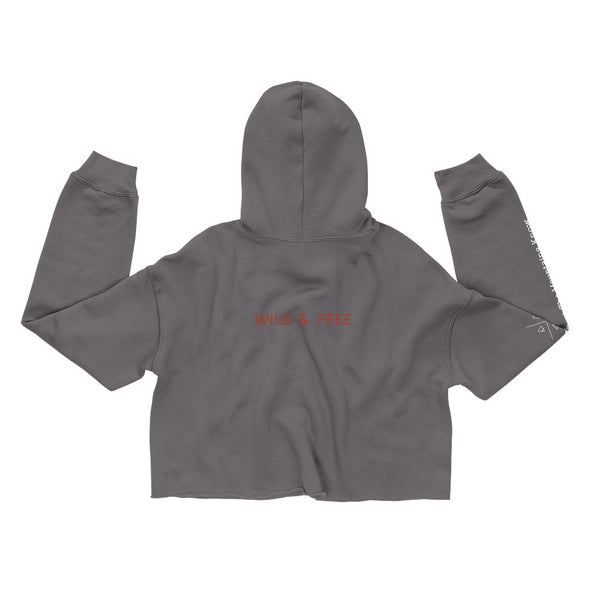 Wild & Free - Crop Hoodie