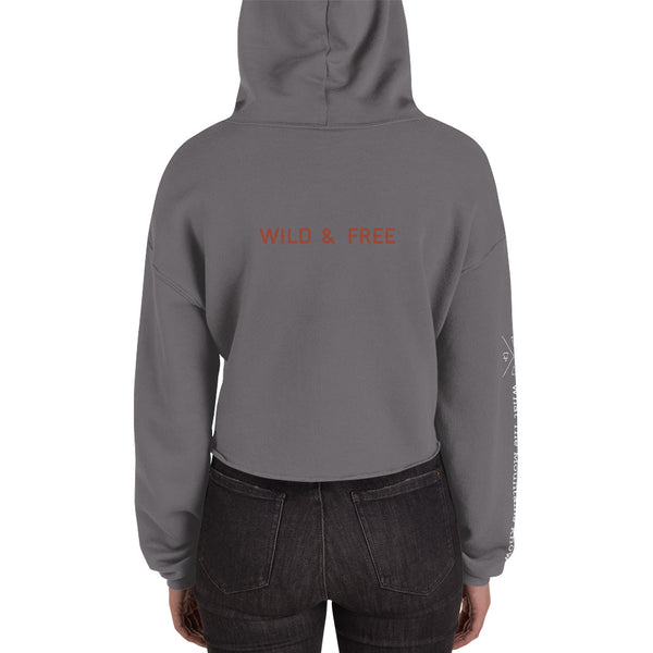 Wild & Free - Crop Hoodie