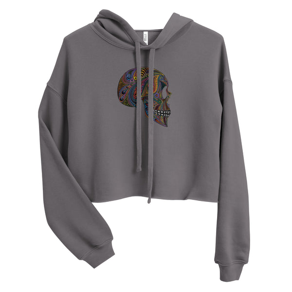 Paisley Haze - Crop Hoodie