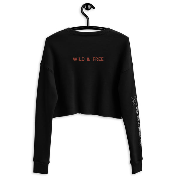 Wild & Free - Crop Sweatshirt