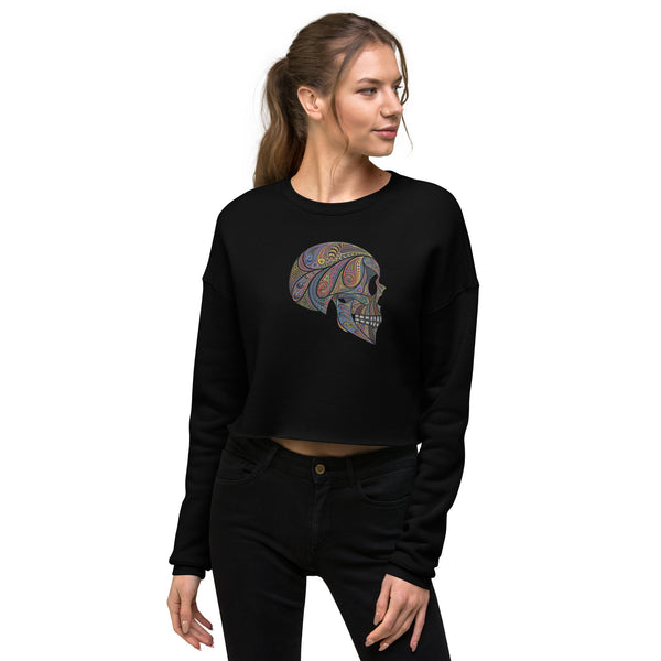 Paisley Haze - Crop Sweatshirt