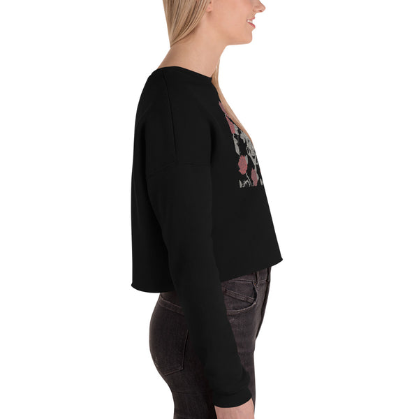Wild Rose - Crop Sweatshirt