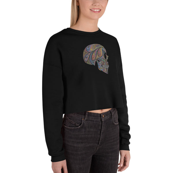 Paisley Haze - Crop Sweatshirt