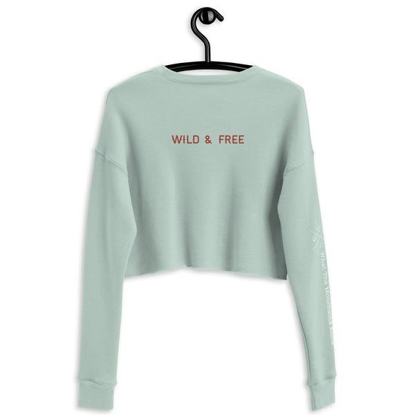 Wild & Free - Crop Sweatshirt