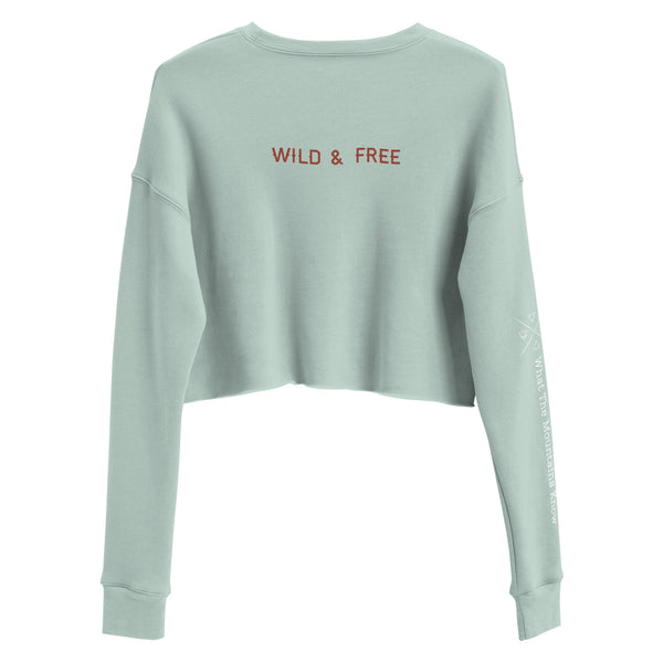 Wild & Free - Crop Sweatshirt
