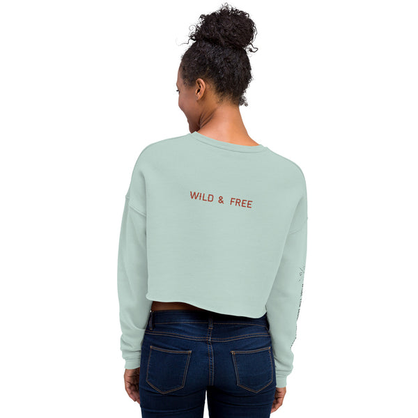 Wild & Free - Crop Sweatshirt