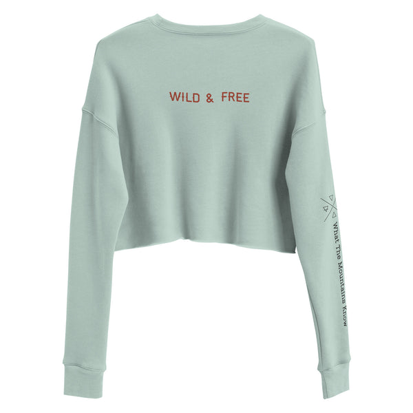 Wild & Free - Crop Sweatshirt