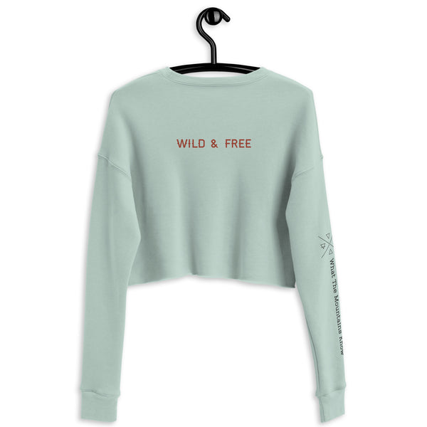 Wild & Free - Crop Sweatshirt