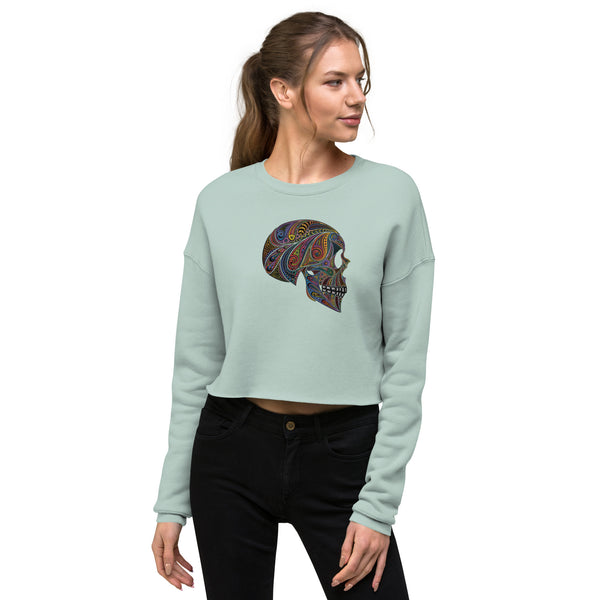 Paisley Haze - Crop Sweatshirt