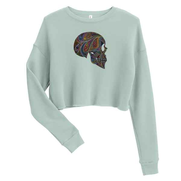 Paisley Haze - Crop Sweatshirt
