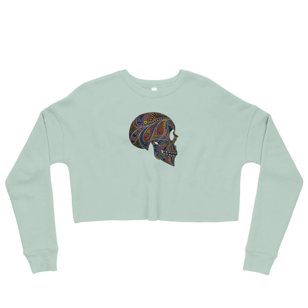 Paisley Haze - Crop Sweatshirt