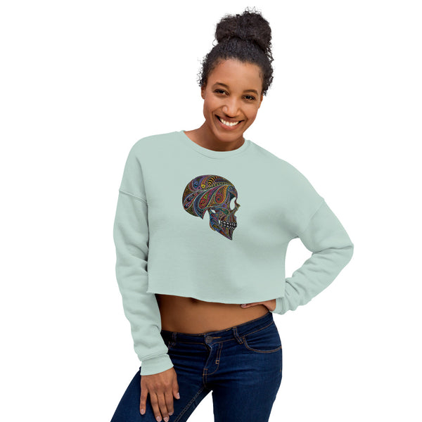Paisley Haze - Crop Sweatshirt