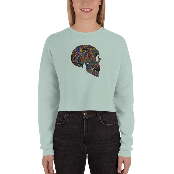 Paisley Haze - Crop Sweatshirt