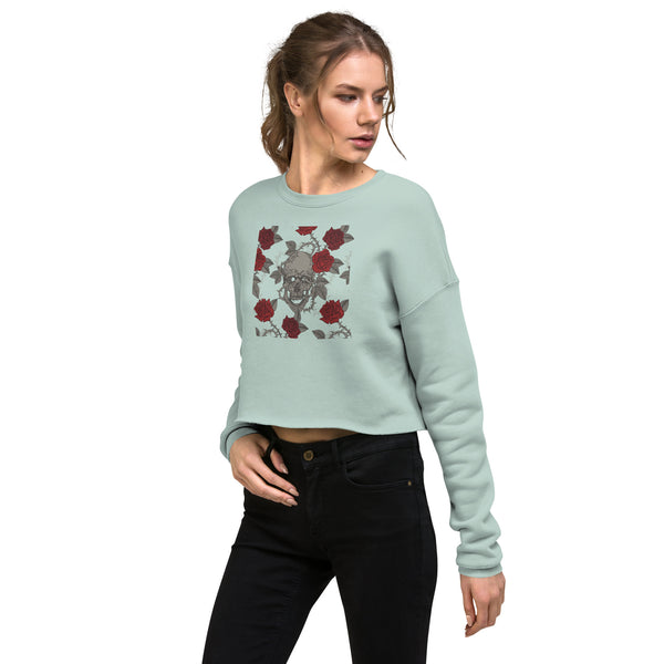 Wild Rose - Crop Sweatshirt