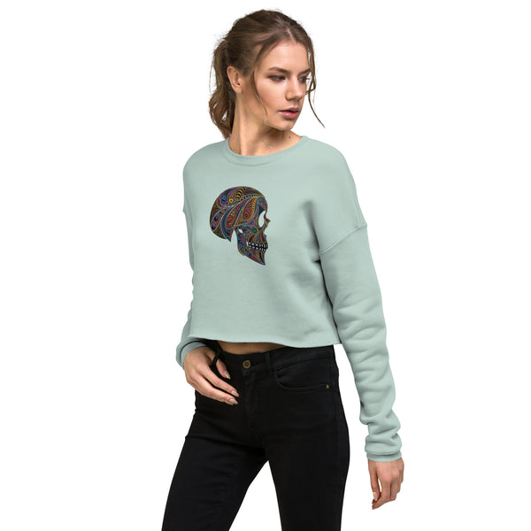 Paisley Haze - Crop Sweatshirt
