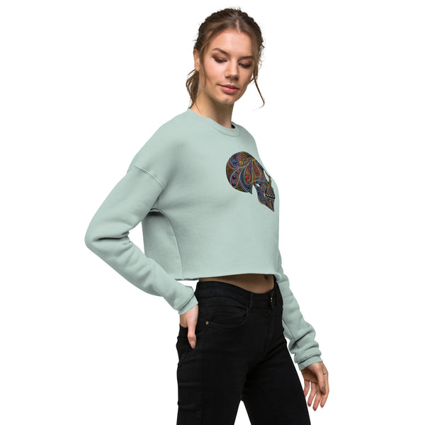 Paisley Haze - Crop Sweatshirt