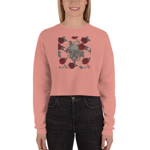 Wild Rose - Crop Sweatshirt