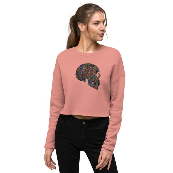 Paisley Haze - Crop Sweatshirt