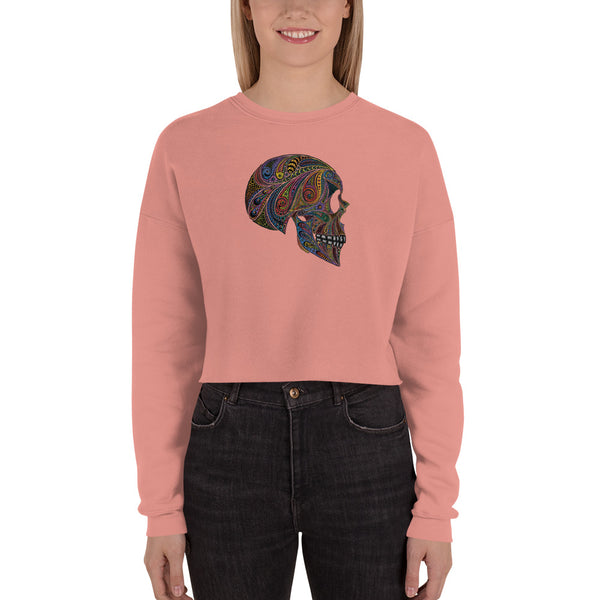 Paisley Haze - Crop Sweatshirt