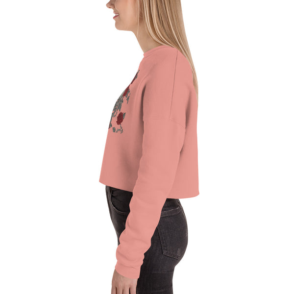 Wild Rose - Crop Sweatshirt
