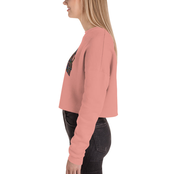 Paisley Haze - Crop Sweatshirt
