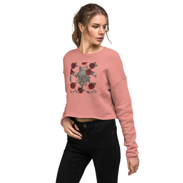 Wild Rose - Crop Sweatshirt