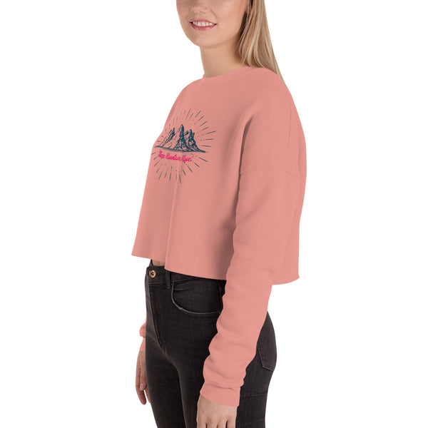 These Mountains Move! - Crop Sweatshirt
