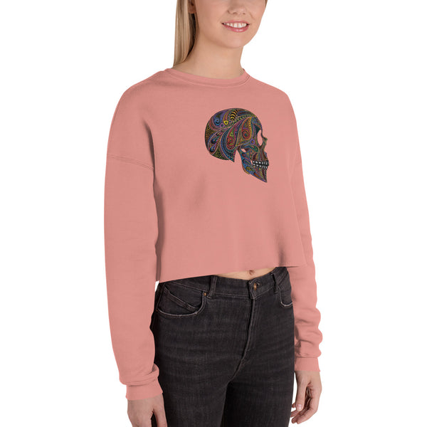 Paisley Haze - Crop Sweatshirt