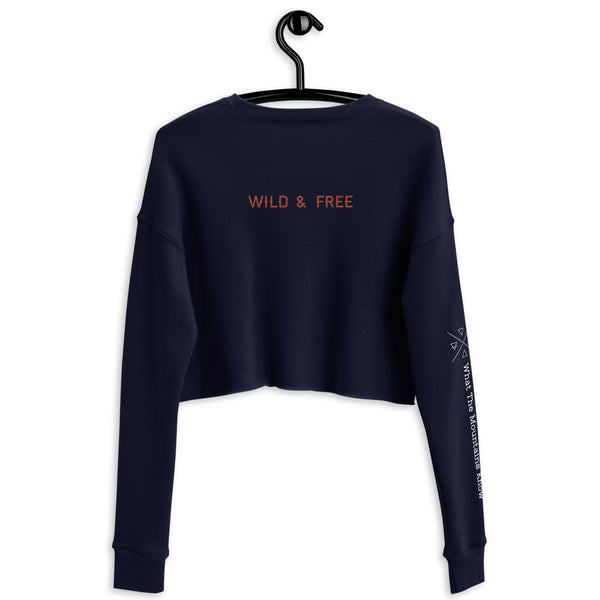 Wild & Free - Crop Sweatshirt
