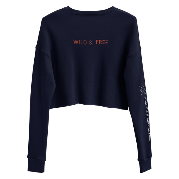 Wild & Free - Crop Sweatshirt