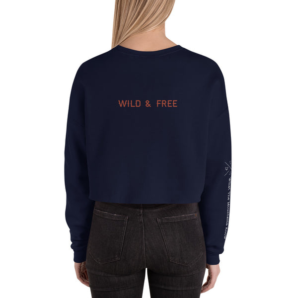 Wild & Free - Crop Sweatshirt