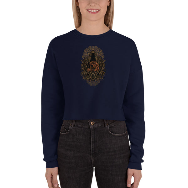 On Bended Mind - Crop Sweatshirt