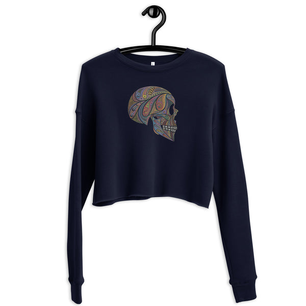 Paisley Haze - Crop Sweatshirt