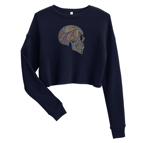 Paisley Haze - Crop Sweatshirt