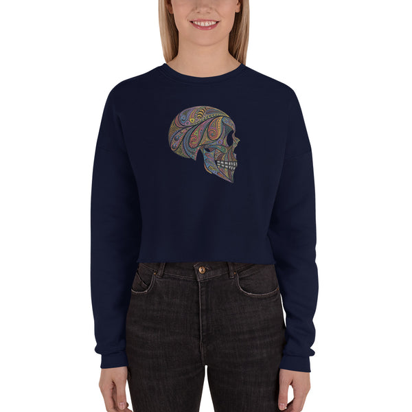 Paisley Haze - Crop Sweatshirt