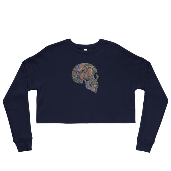 Paisley Haze - Crop Sweatshirt